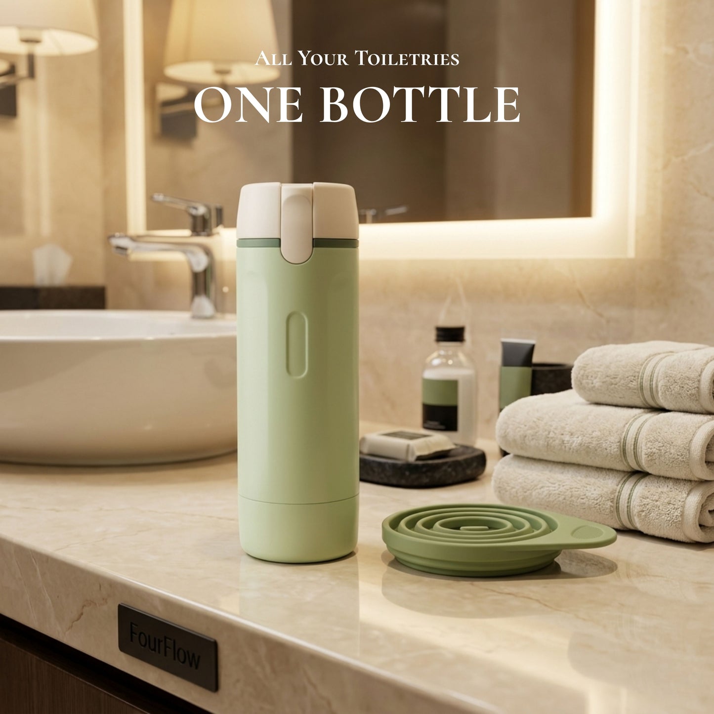 365MORA™ 4-in-1 Travel Dispenser