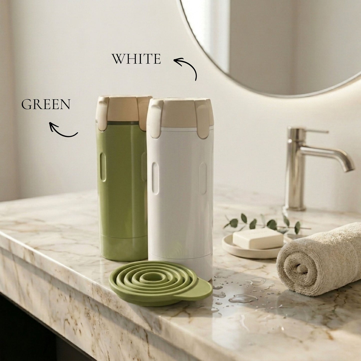 365MORA™ 4-in-1 Travel Dispenser