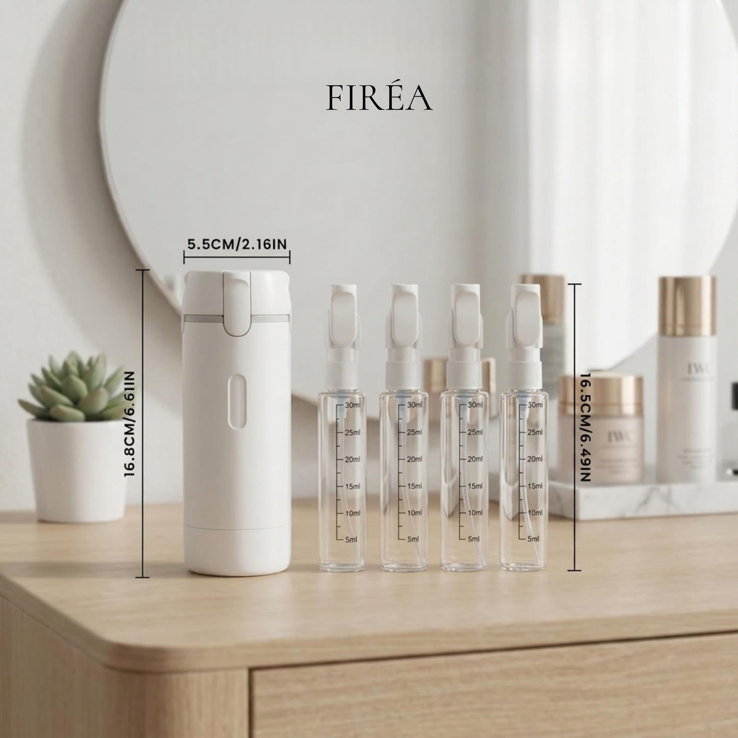 365MORA™ 4-in-1 Travel Dispenser