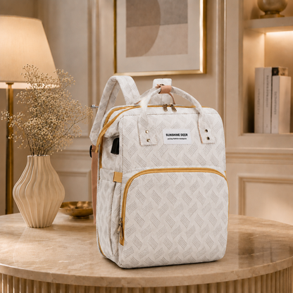 365MORA™ 3-in-1 Diaper Backpack with Portable Baby Bed