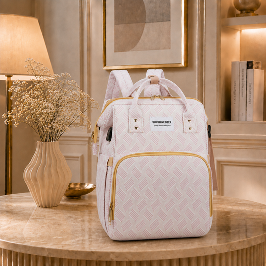 365MORA™ 3-in-1 Diaper Backpack with Portable Baby Bed