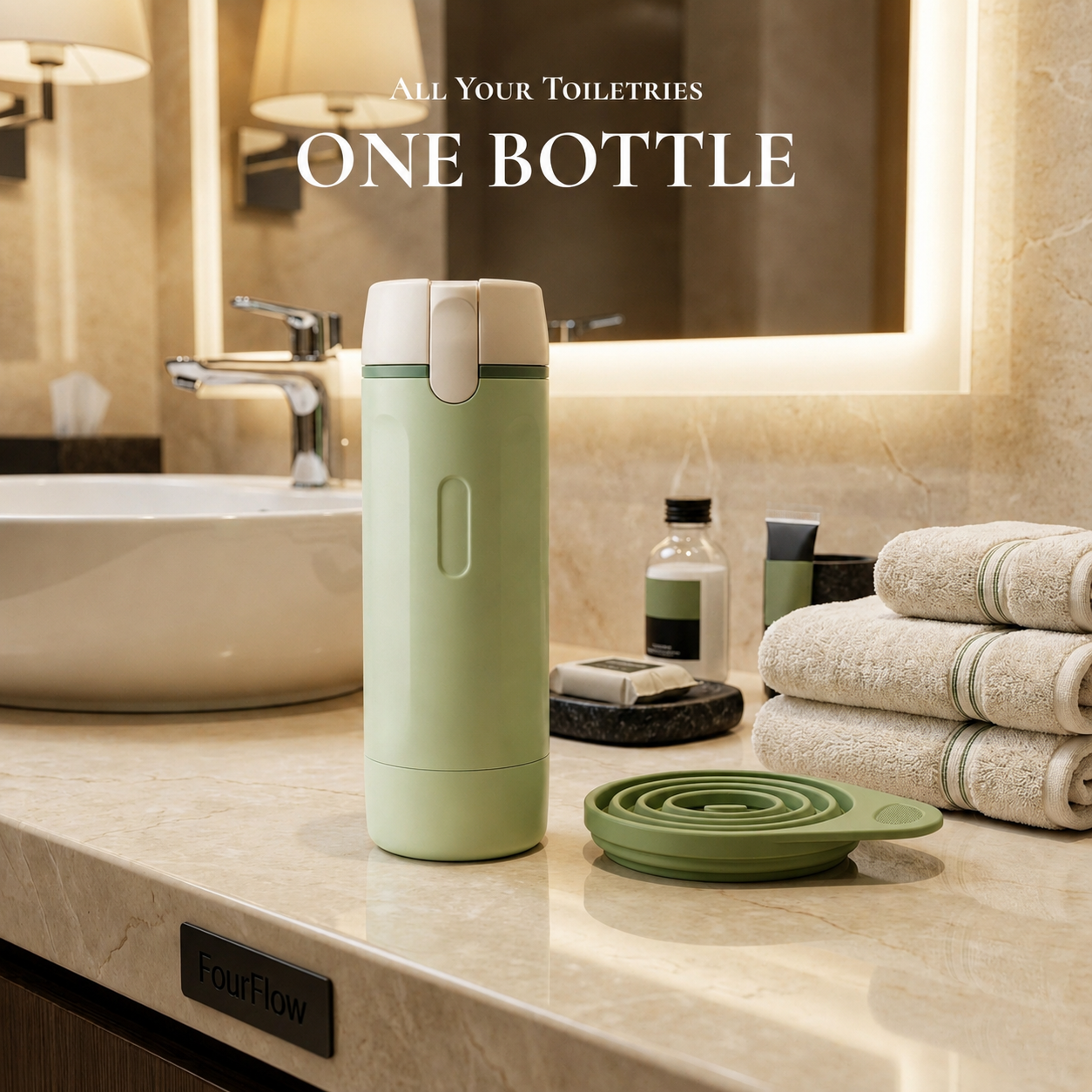 365MORA™ 4-in-1 Travel Dispenser