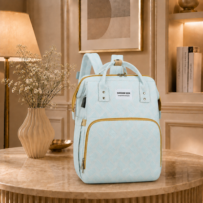 365MORA™ 3-in-1 Diaper Backpack with Portable Baby Bed